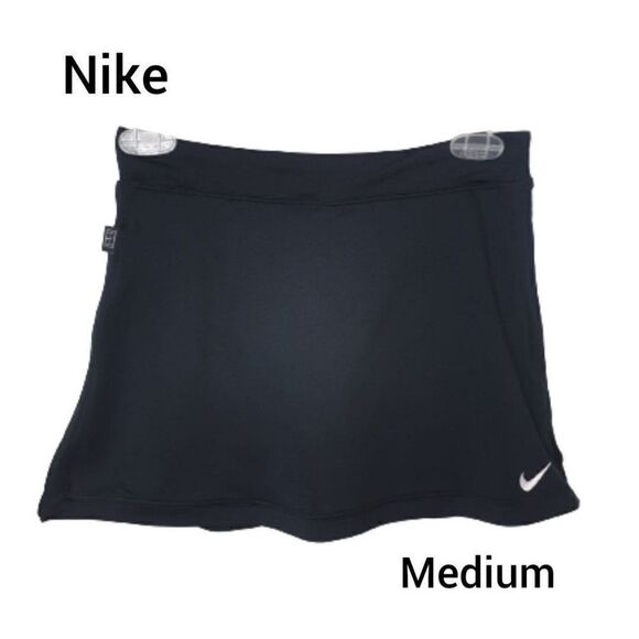 Nike Women's Skort Victory Dri-Fit Tennis Skort Black Medium NWOT - Picture 1 of 8